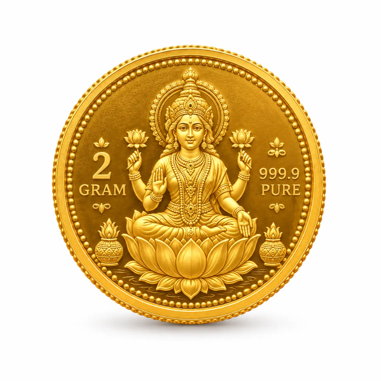 2 Gram 24K Gold Coin